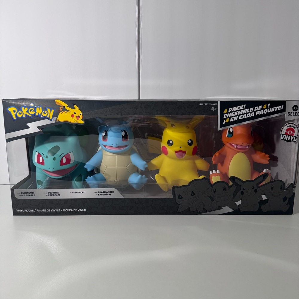 Pokemon Vinyl Figure 4 Pack